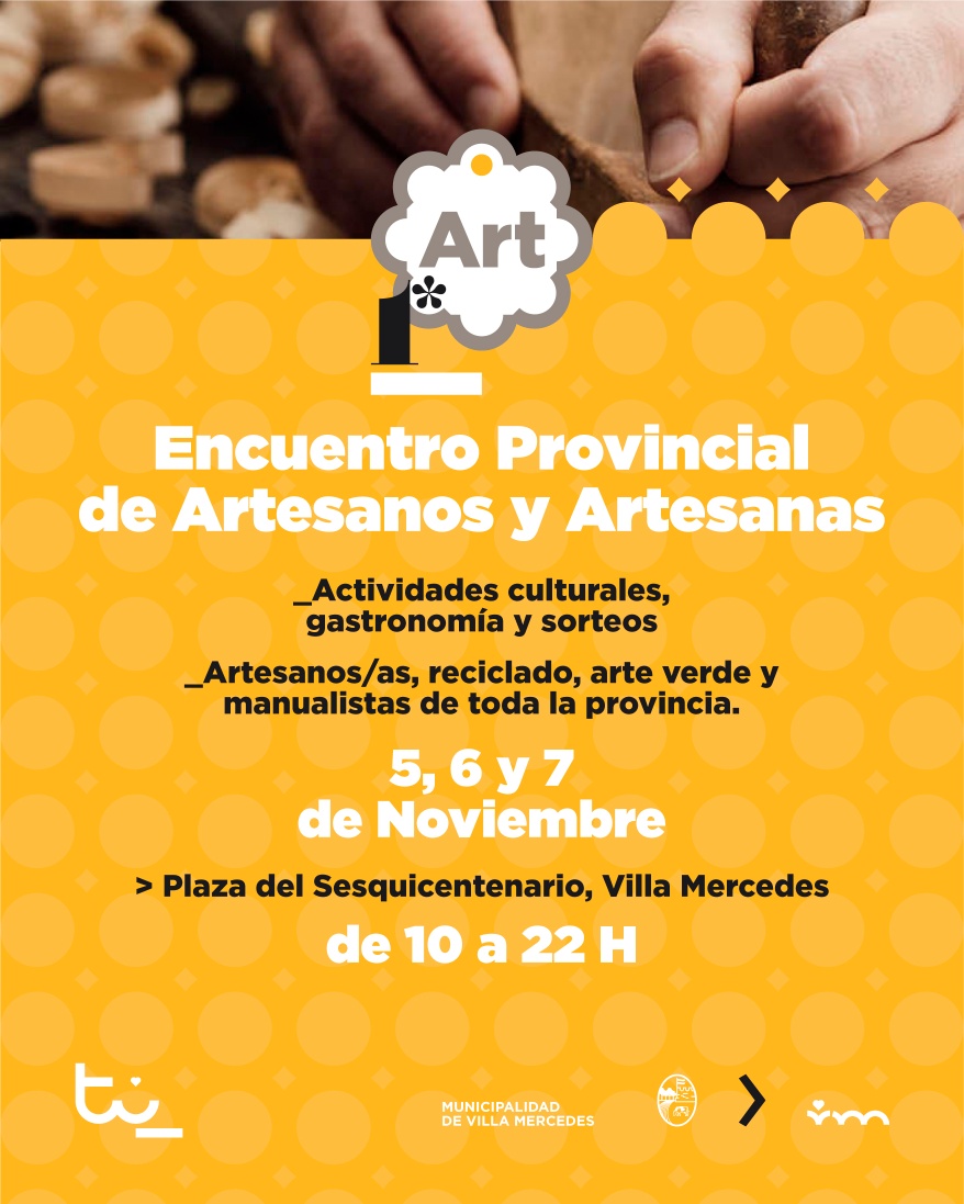 Lanzamos la convocatoria para el Encuentro Provincial de Artesanos