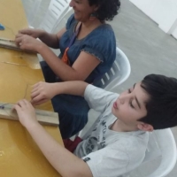 Encuentro Provincial de Artesanas y Artesanos: El domingo aprendimos en los talleres de hilado y macramé🧶