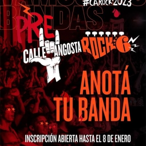 🤩🤟 ¡Siguen las buenas noticias! Arrancan las inscripciones para el Pre Calle Angosta Rock 2023 