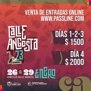 🤩📲 ¿Ya compraste tus entradas para Calle Angosta?